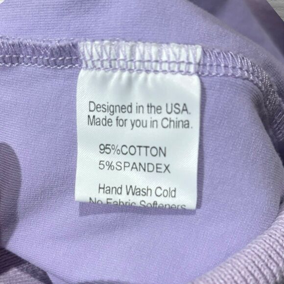 Love + Grow Lavender Knit Ruffle Skort with Built-In Shorts Size 10/12 Girls - Picture 6 of 7